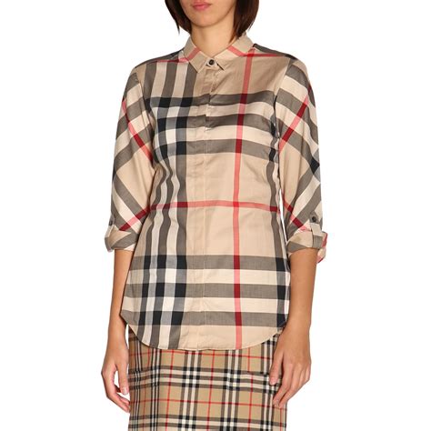 femminile camicia burberry|Camicie per donna di Burberry .